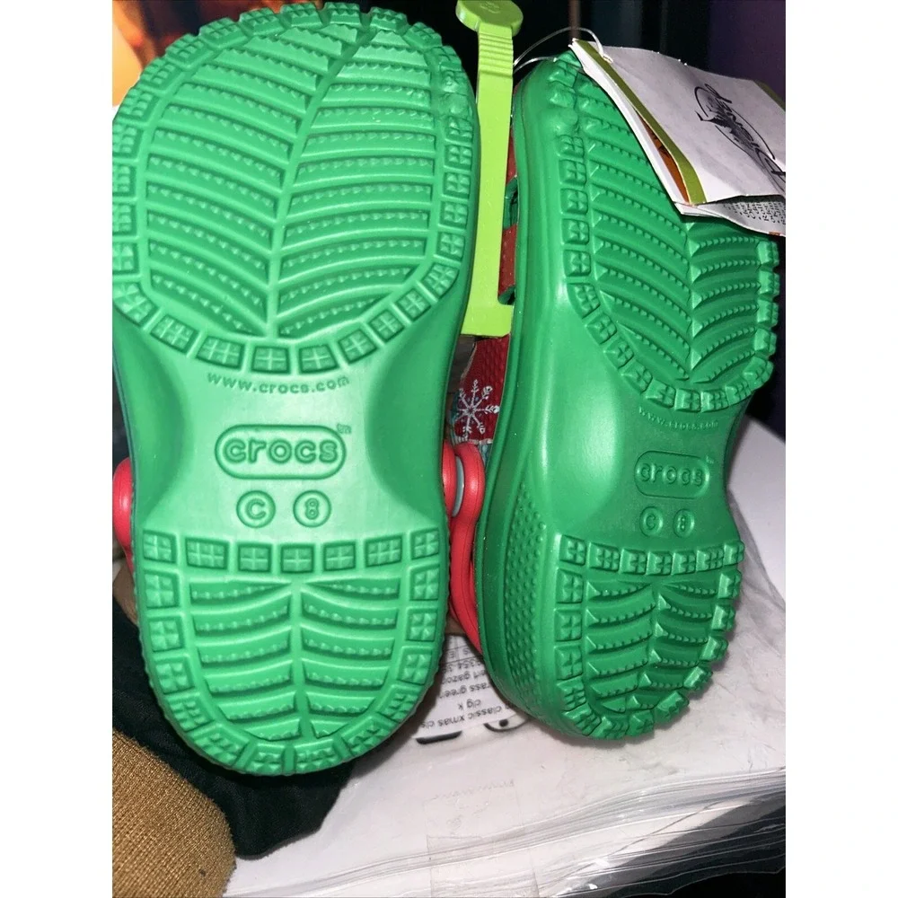 Disney Christmas‎ Crocs Dtp Classic Christmas Kids Size c8 New With Tags